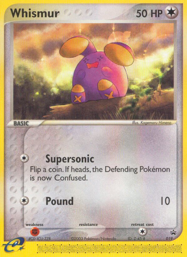 Whismur - 019 (Target Promo)  Nintendo Promos - Promo