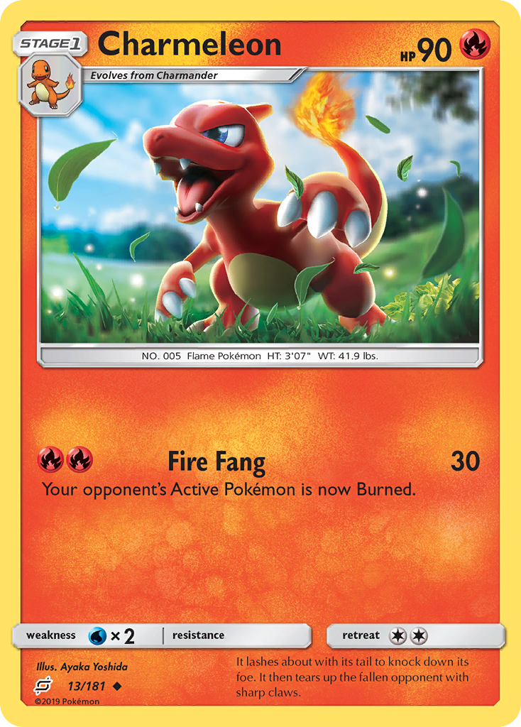 Charmeleon 013  SM  Team Up - Uncommon
