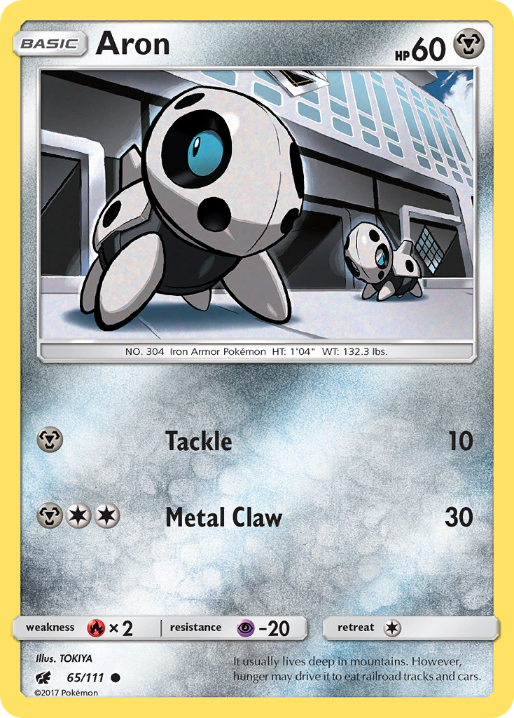 Aron 065  SM  Crimson Invasion - Common