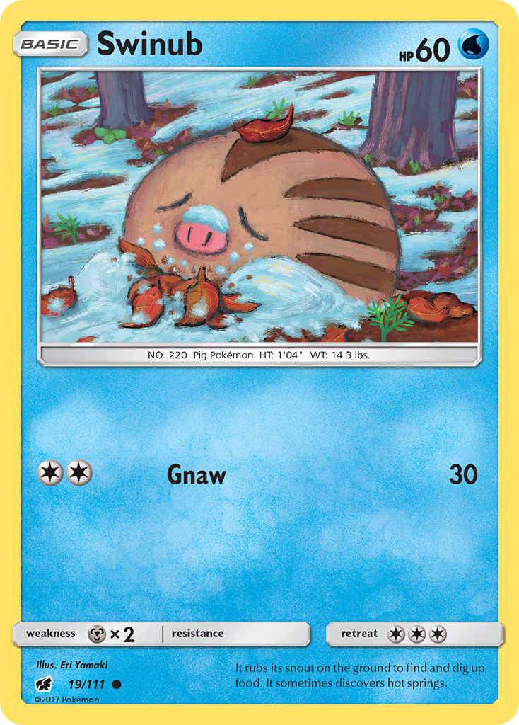Swinub 019  SM  Crimson Invasion - Common