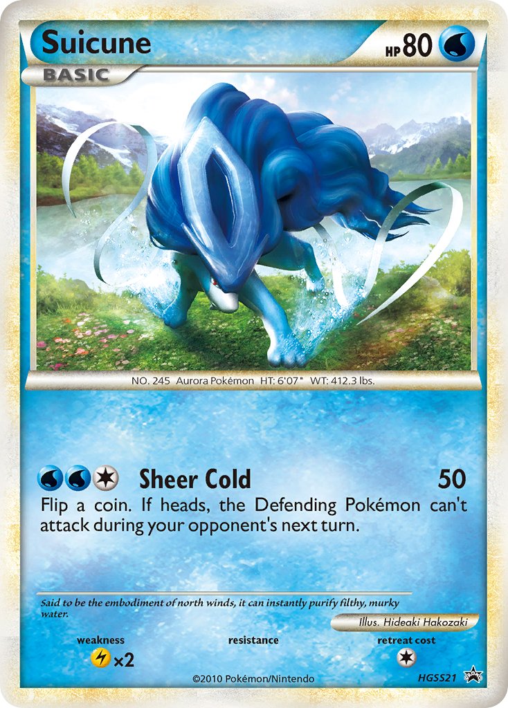 Suicune - HGSS21  - Holofoil HGSS Promos - Promo