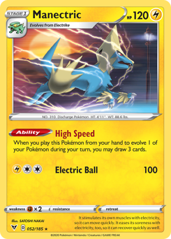 Manectric 052  SWSH04 Vivid Voltage - Rare
