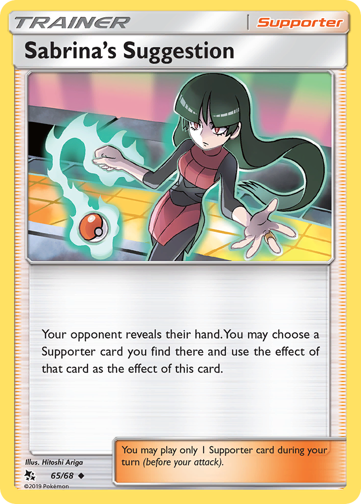 Sabrina's Suggestion 065  Hidden Fates - Uncommon