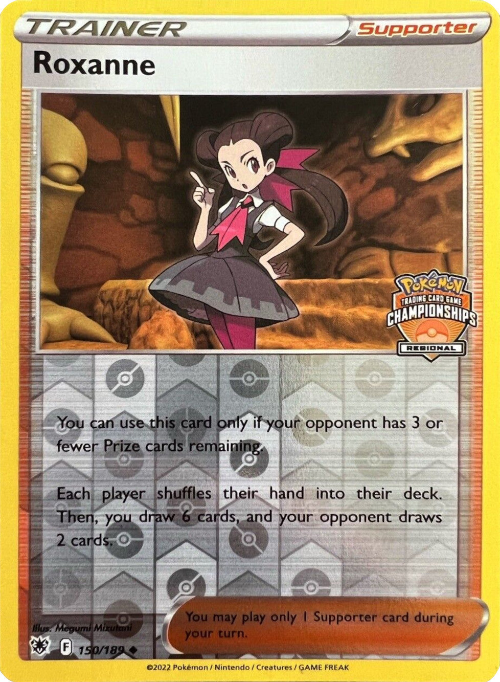Roxanne - 150/189 (Regional Championships)/189  - Reverse Holofoil League & Championship Cards - Promo