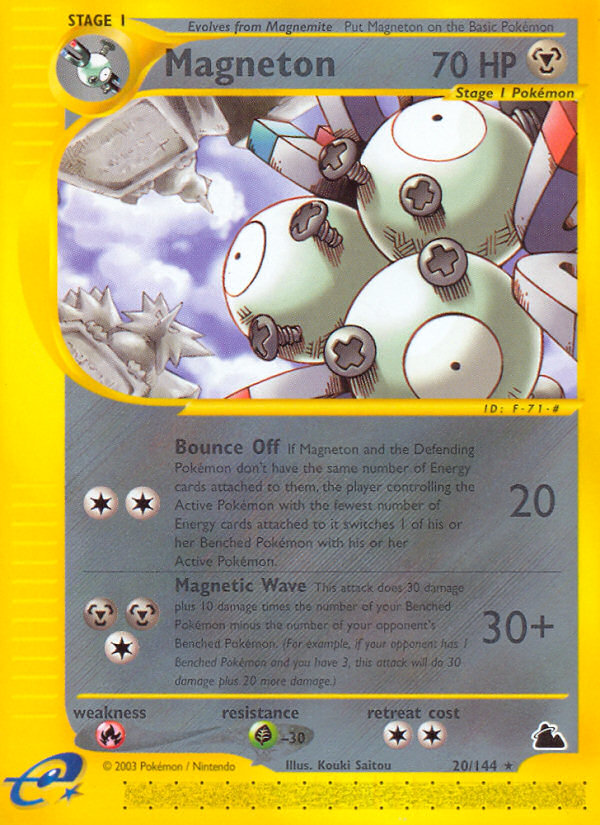 Magneton (20)  Skyridge - Rare