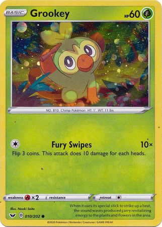 Grookey 010/202  - Holofoil Blister Exclusives - Promo
