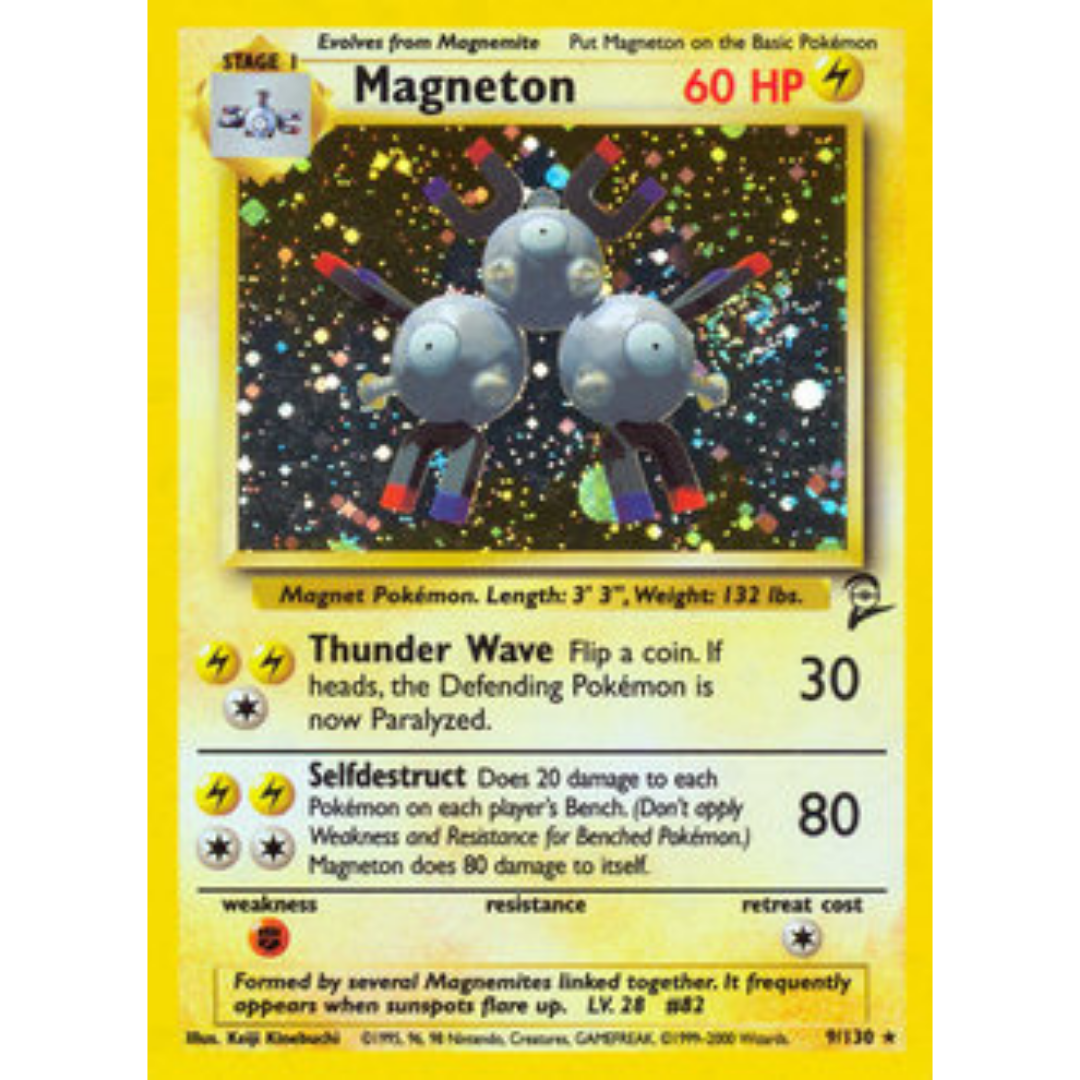 Magneton 009  - Holofoil Base Set 2 - Holo Rare