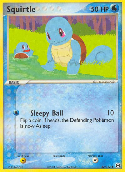 Squirtle 082/112  FireRed & LeafGreen - Common