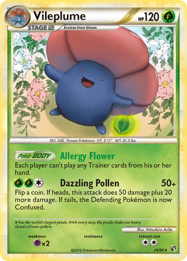 Vileplume  Undaunted - Rare