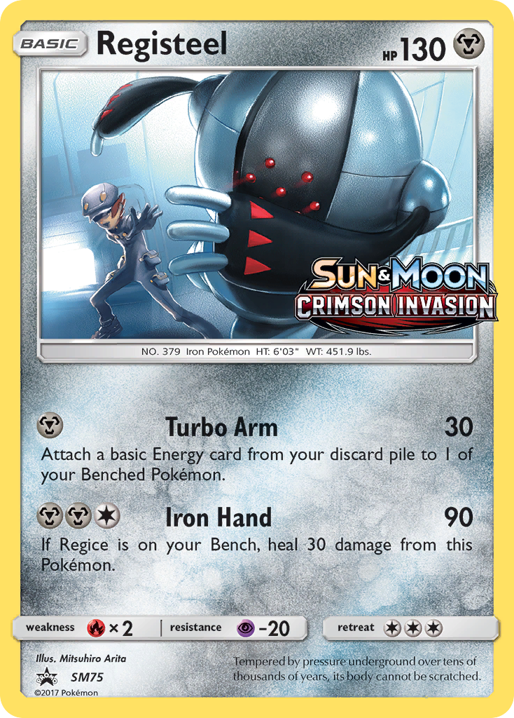 Registeel - SM75 (Prerelease)  - Holofoil SM Promos - Promo