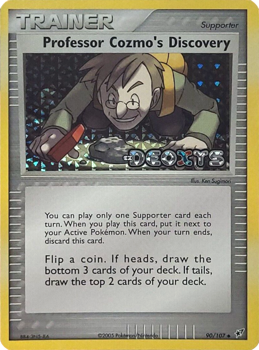 Professor Cozmo's Discovery  - Reverse Holofoil Deoxys - Uncommon