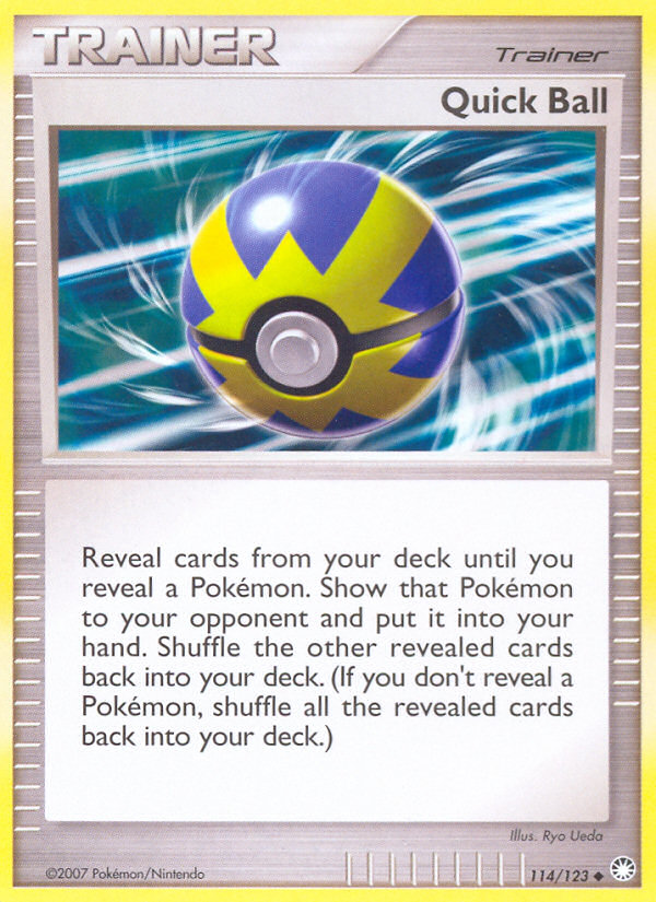 Quick Ball 114  Mysterious Treasures - Uncommon