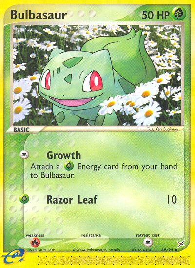 Bulbasaur 039/95  Team Magma vs Team Aqua - Common