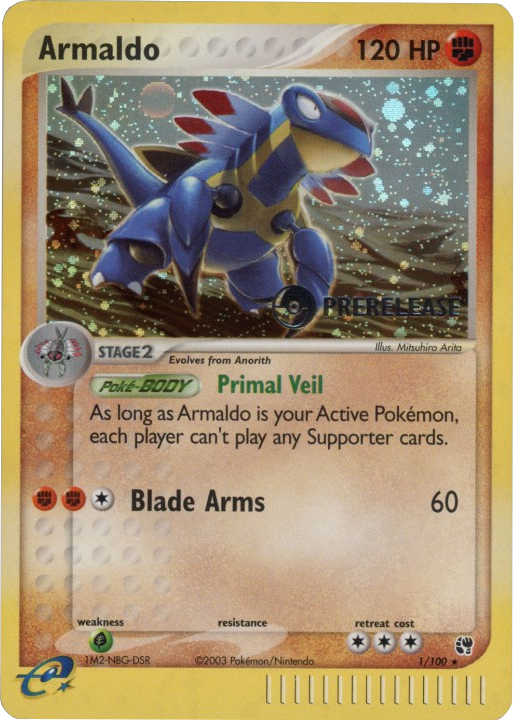 Armaldo 001/100  - Holofoil Miscellaneous Cards & Products - Promo