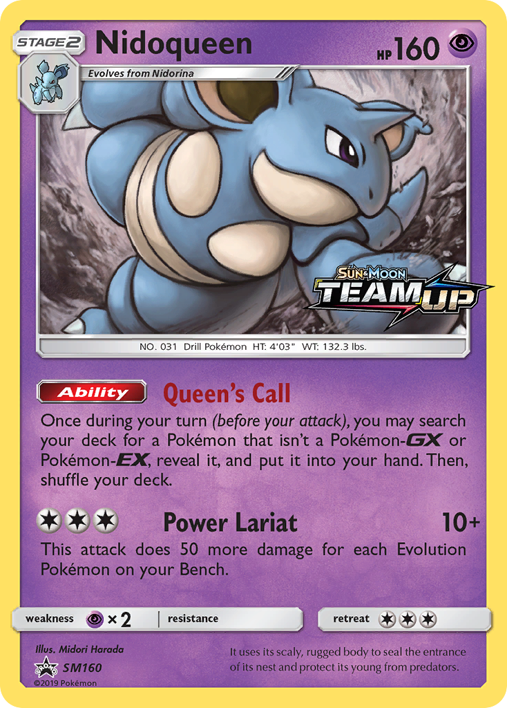 Nidoqueen SM160  - Holofoil SM Promos - Promo