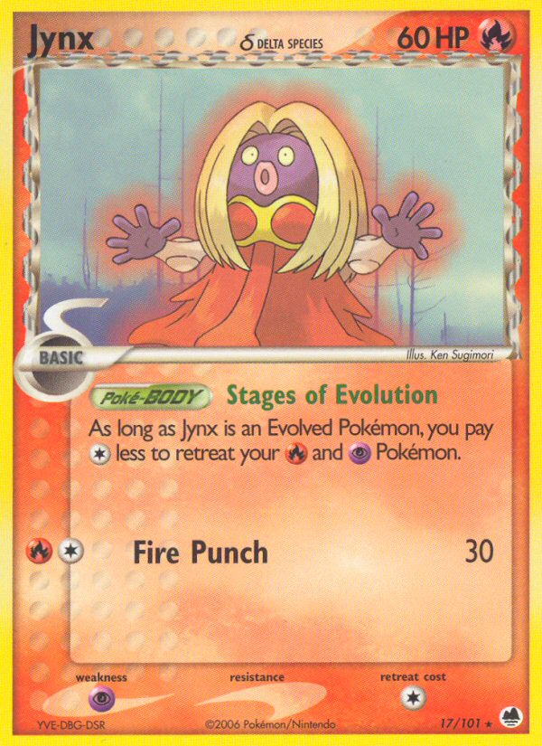 Jynx (Delta Species)  Dragon Frontiers - Rare