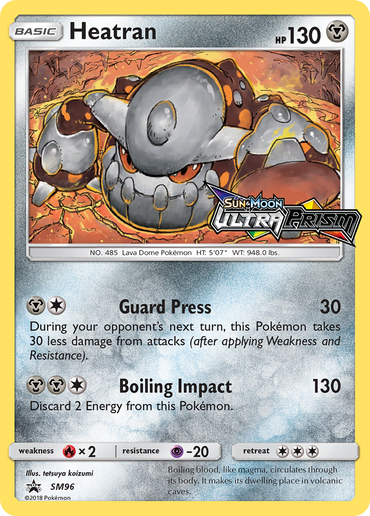 Heatran - SM96 (Prerelease)  - Holofoil SM Promos - Promo