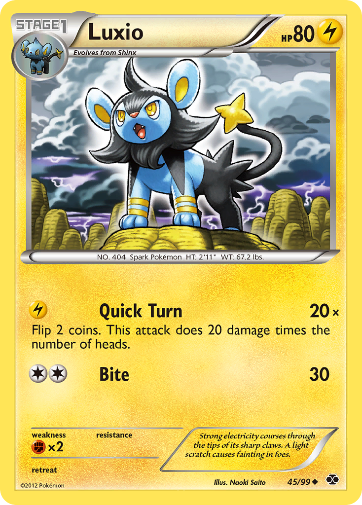 Luxio (45)  Next Destinies - Uncommon