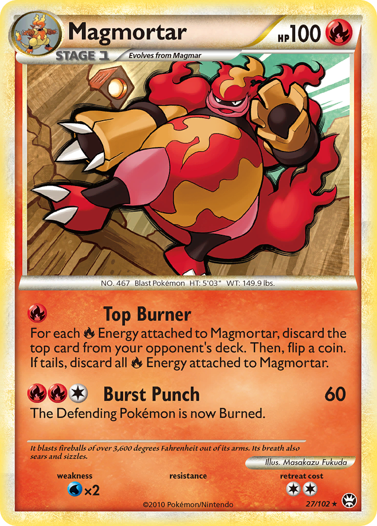 Magmortar  Triumphant - Rare