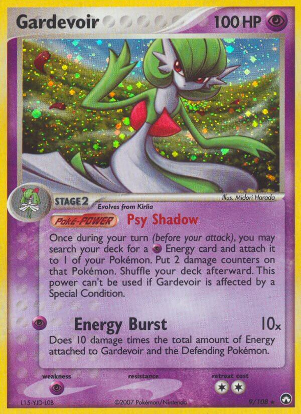 Gardevoir - 9/108 (EX Power Keepers)/108  Deck Exclusives - Rare