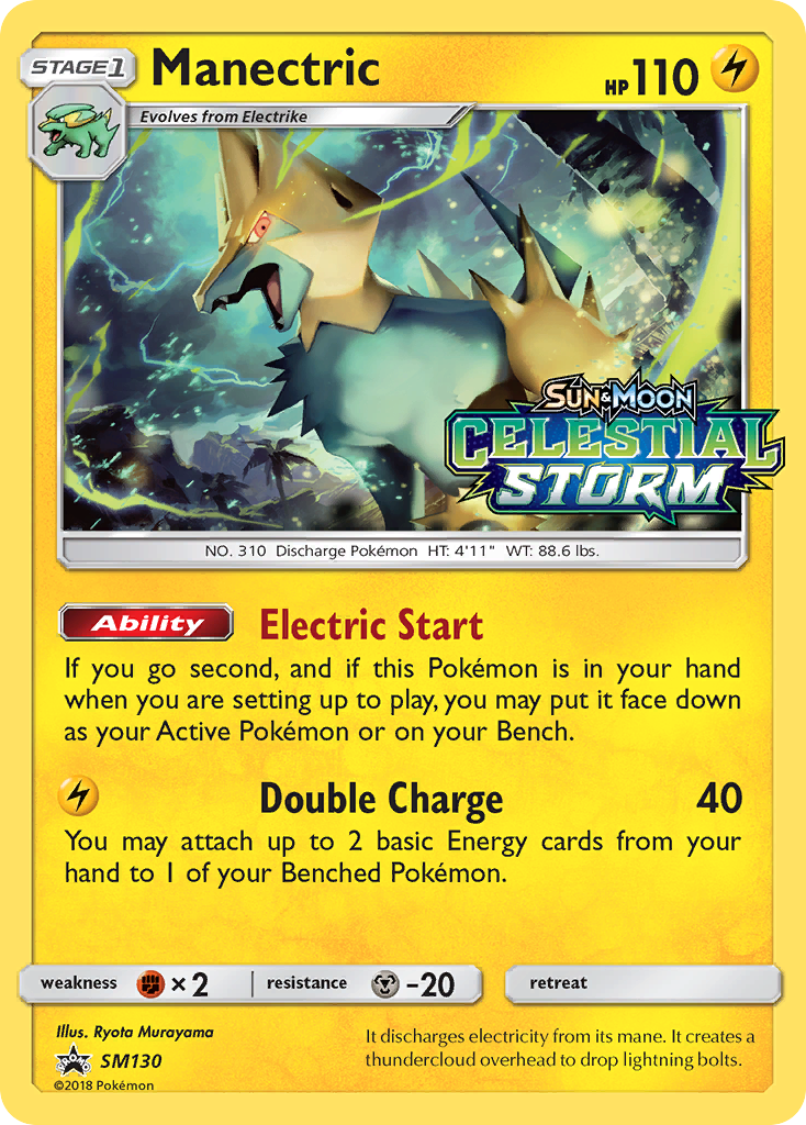 Manectric - SM130 (Prerelease)  - Holofoil SM Promos - Promo