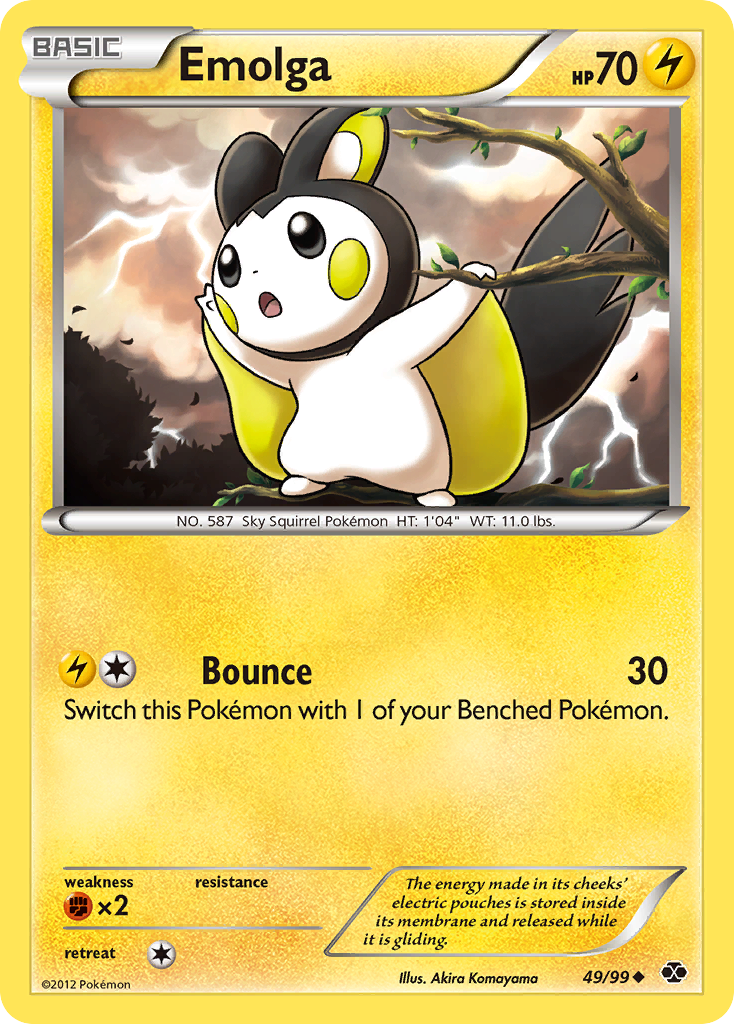 Emolga 049  Next Destinies - Uncommon
