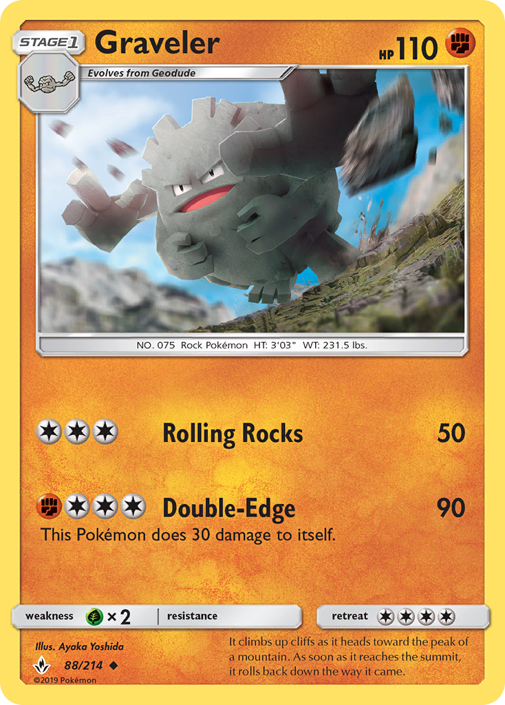 Graveler  SM  Unbroken Bonds - Uncommon