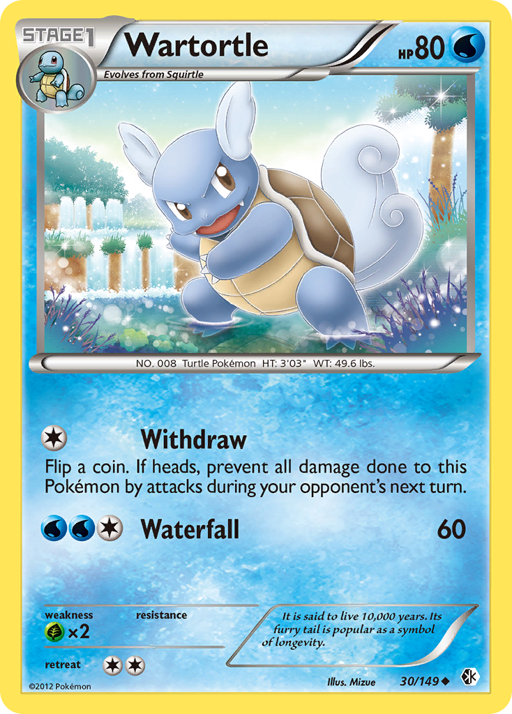 Wartortle 030  Boundaries Crossed - Uncommon
