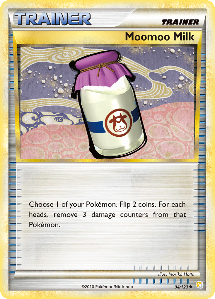 Moomoo Milk 094  HeartGold SoulSilver - Uncommon