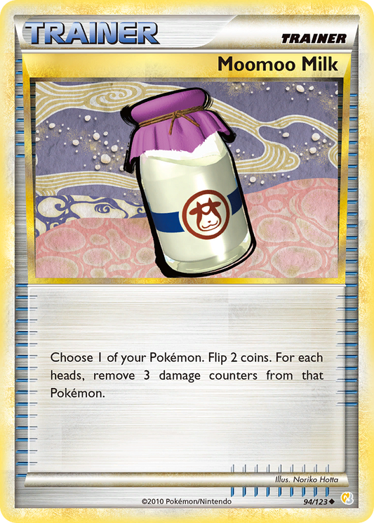 Moomoo Milk 094  HeartGold SoulSilver - Uncommon