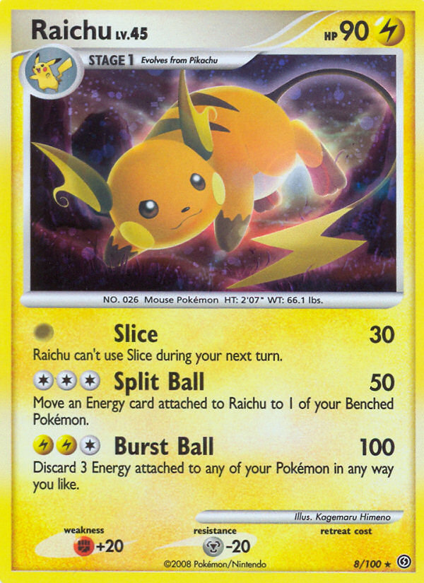 Raichu  - Holofoil Stormfront - Holo Rare