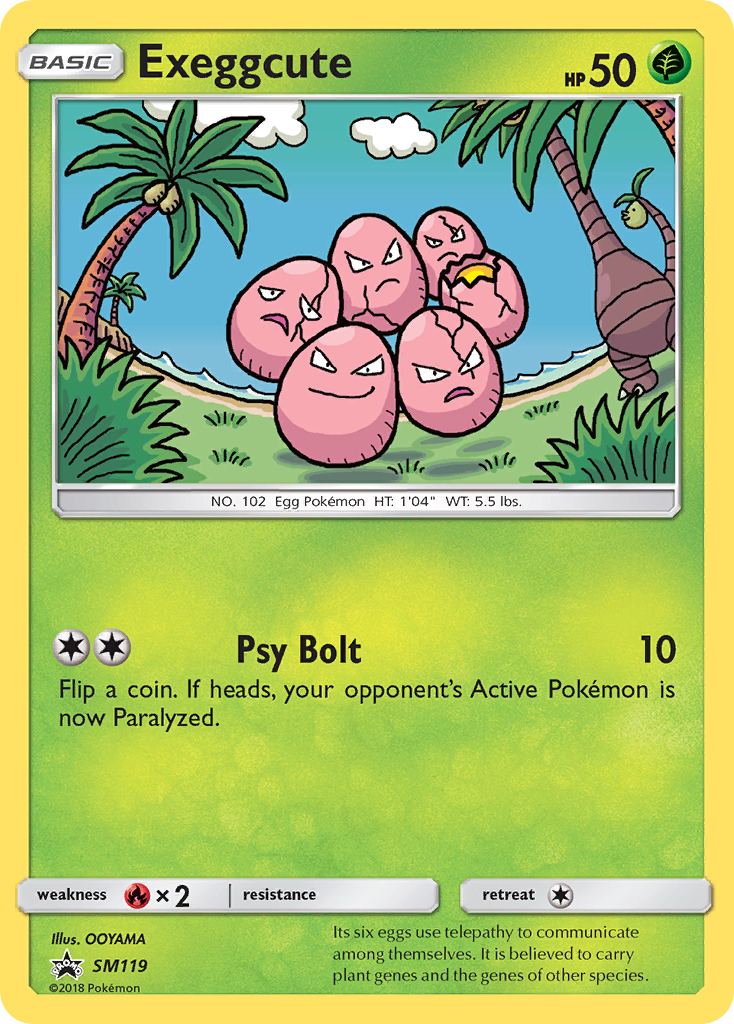 Exeggcute SM119  - Holofoil SM Promos - Promo
