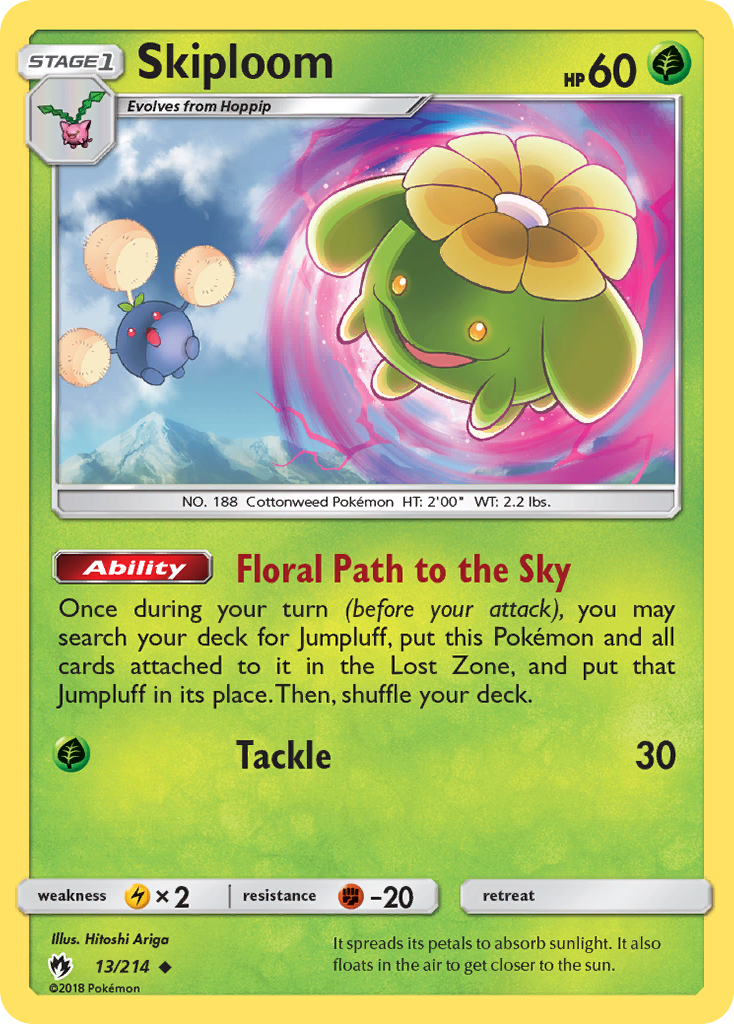 Skiploom 013  SM  Lost Thunder - Uncommon