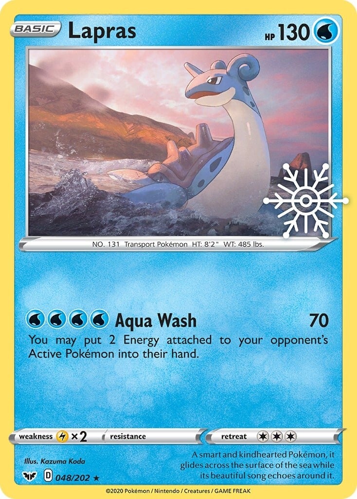 Lapras 048/202  - Holofoil Miscellaneous Cards & Products - Promo