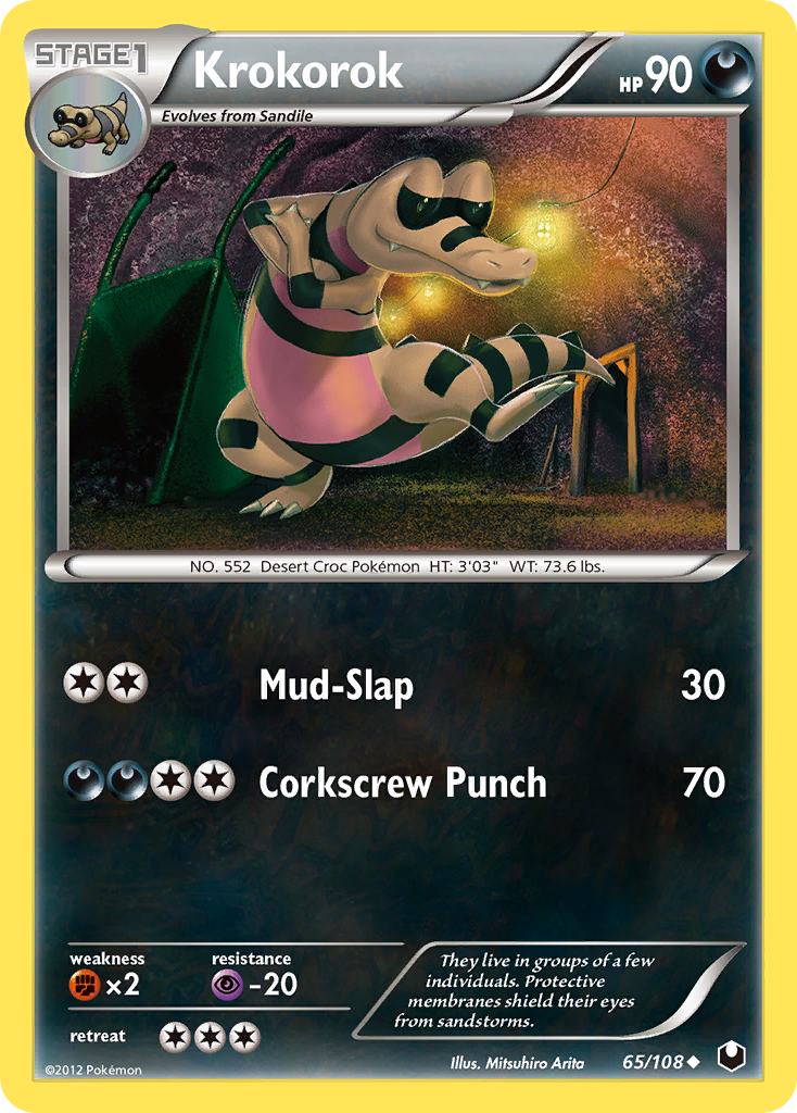 Krokorok  Dark Explorers - Uncommon