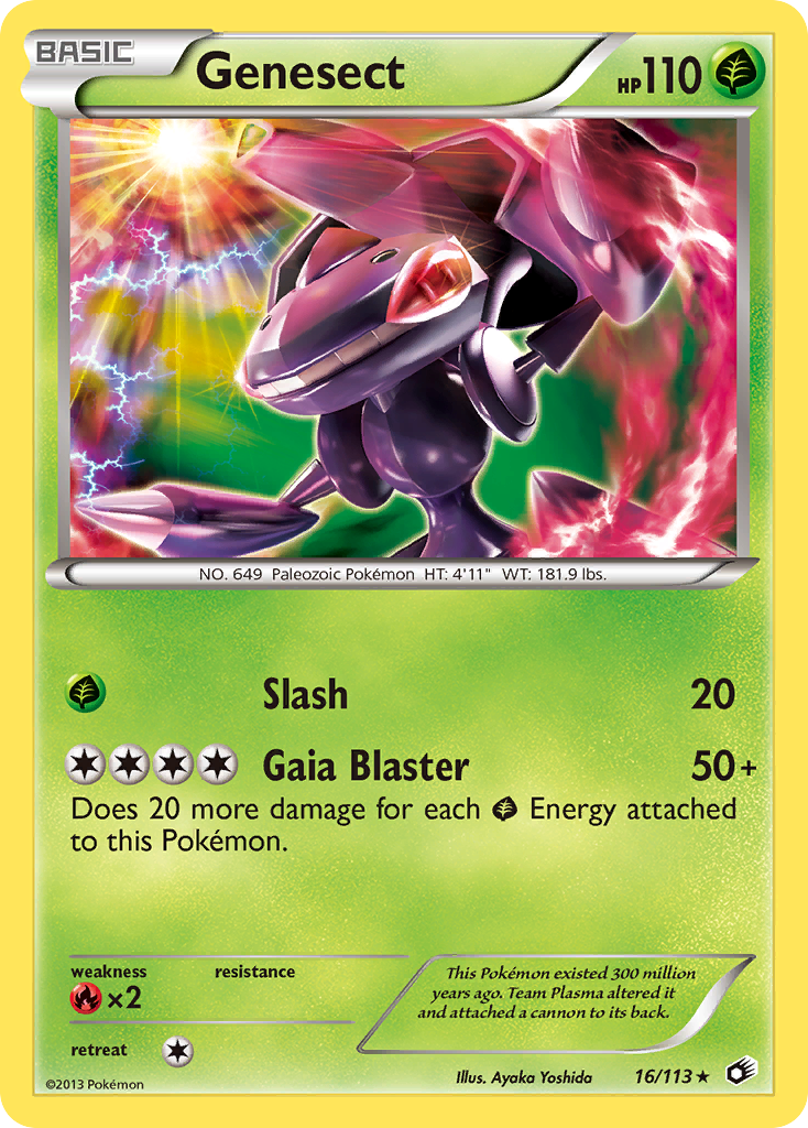 Genesect  - Holofoil Legendary Treasures - Holo Rare