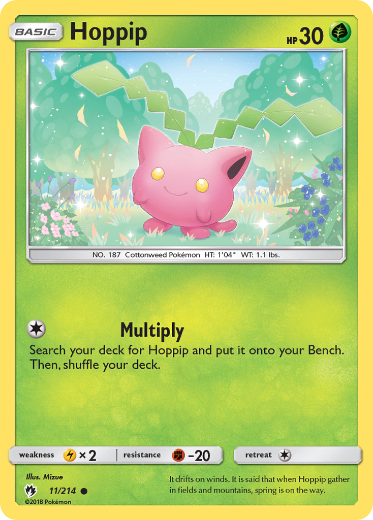 Hoppip (11) 011/214  SM  Lost Thunder - Common