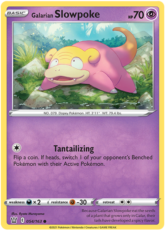 Galarian Slowpoke 054  SWSH05 Battle Styles - Common