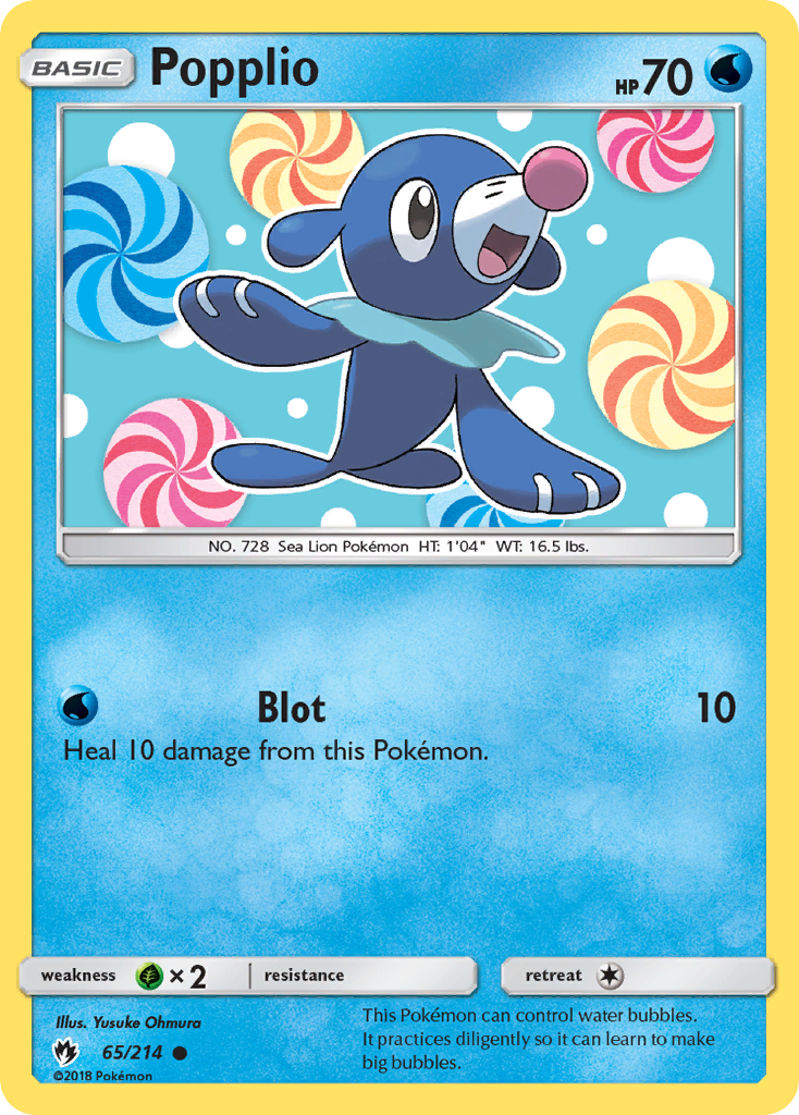 Popplio (65) 065  SM  Lost Thunder - Common