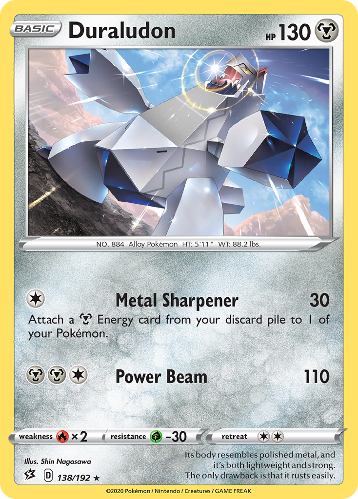 Duraludon 138  - Holofoil SWSH02 Rebel Clash - Holo Rare