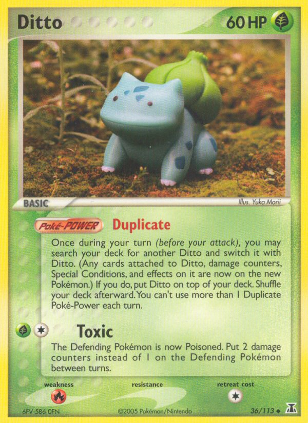 Ditto (Bulbasaur) 036  Delta Species - Uncommon