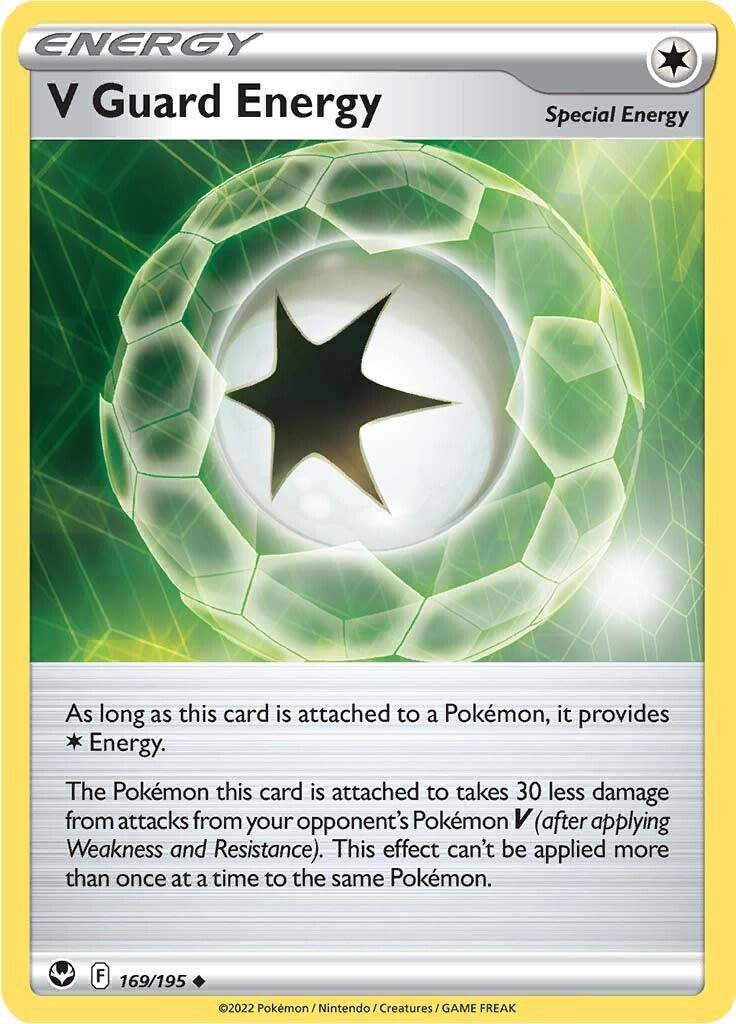 V Guard Energy 169  SWSH12 Silver Tempest - Uncommon