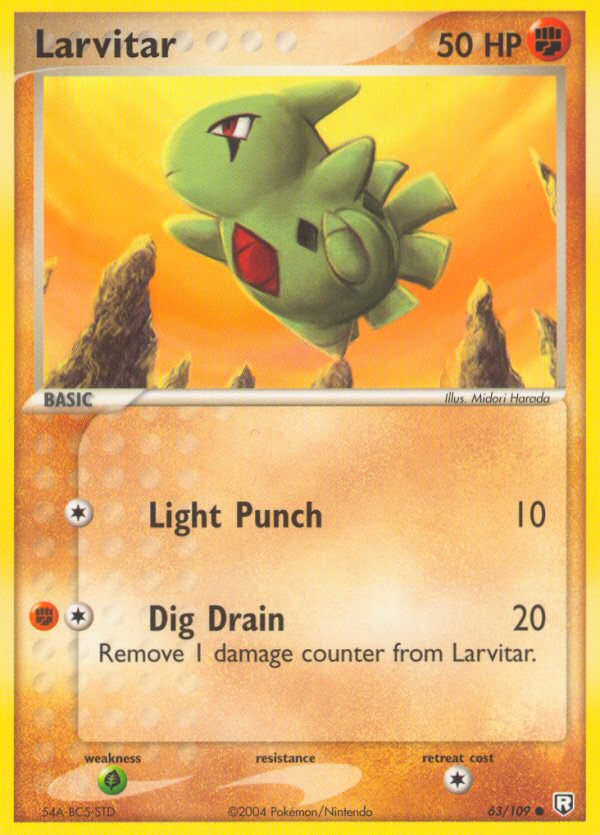 Larvitar 063/109  Team Rocket Returns - Common
