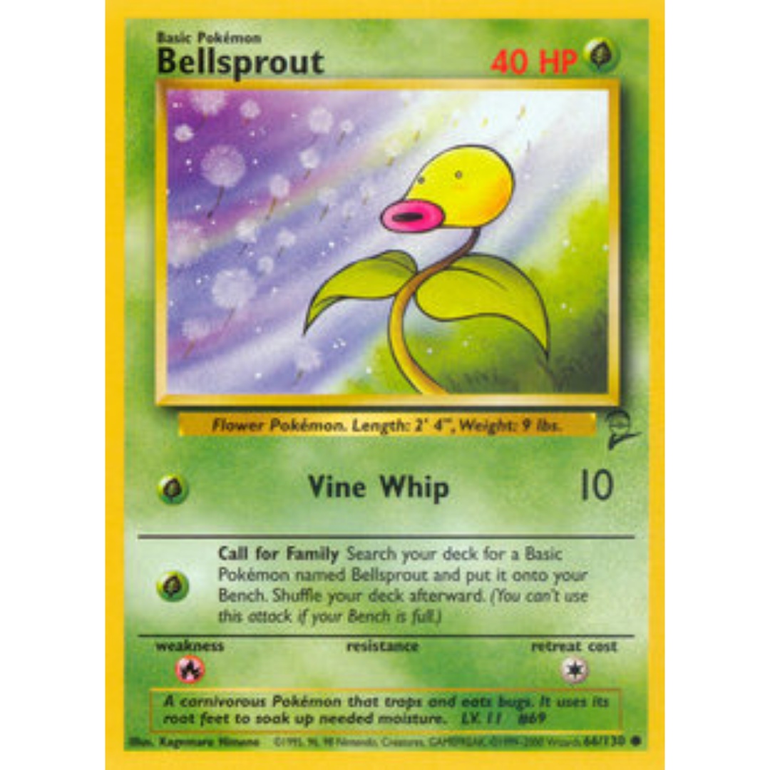 Bellsprout 066  Base Set 2 - Common