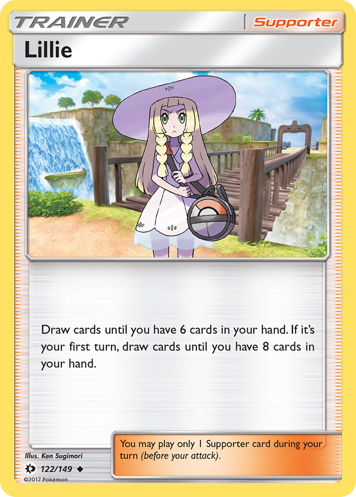 Lillie 122  SM Base Set - Uncommon