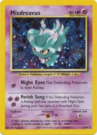 Misdreavus  Neo Revelation - Holo Rare