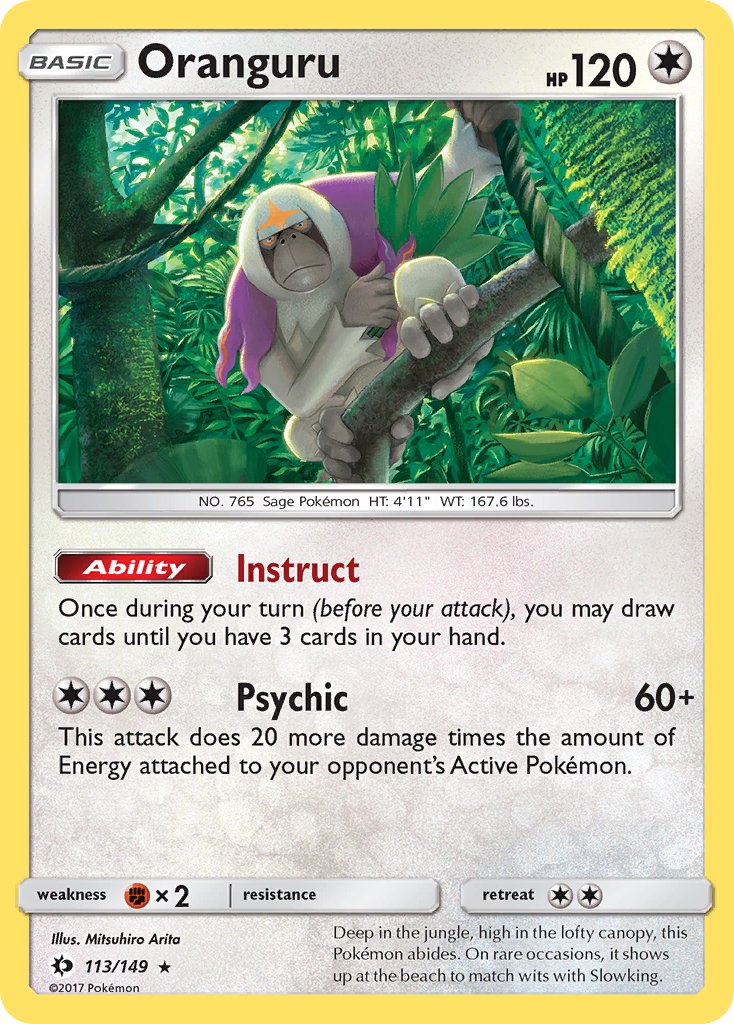 Oranguru - 113/149 (SM Base Set)/149  Deck Exclusives - Rare