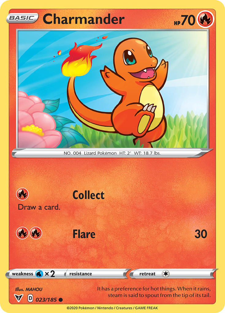 Charmander 023  SWSH04 Vivid Voltage - Common