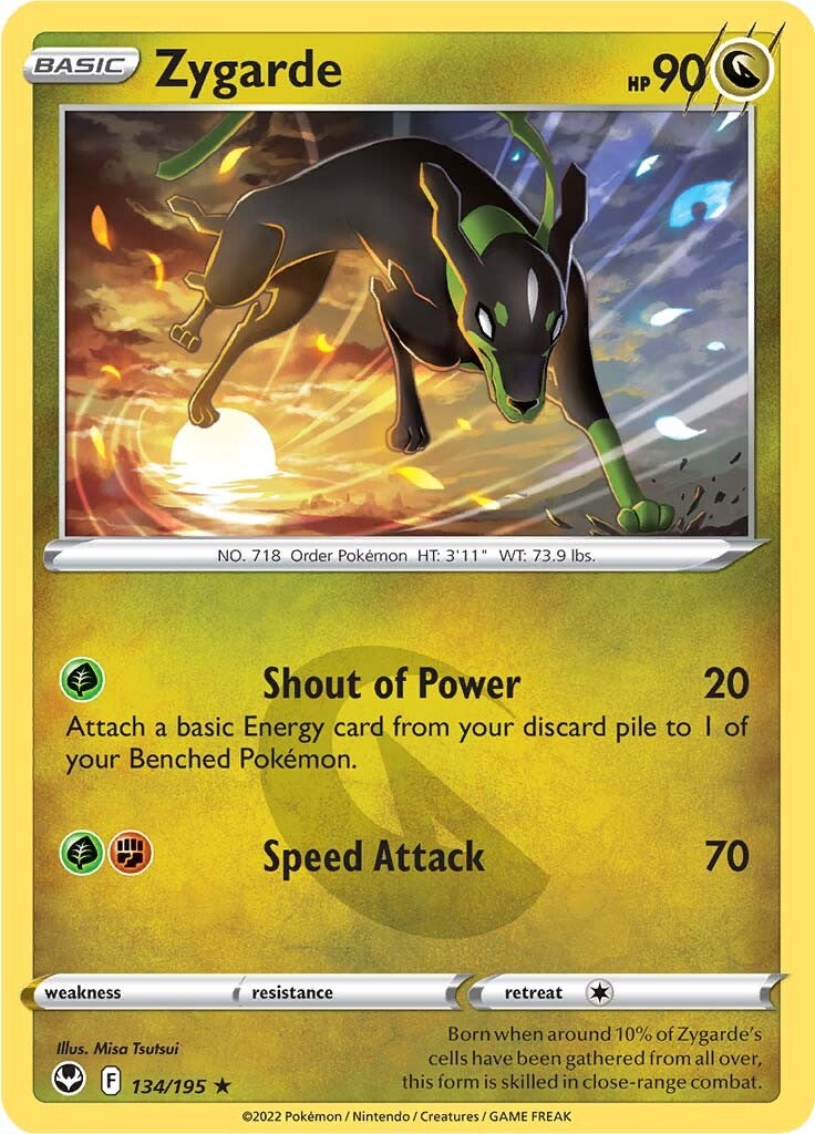 Zygarde 134  SWSH12 Silver Tempest - Rare