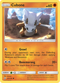 Cubone 105  SM  Unified Minds - Common